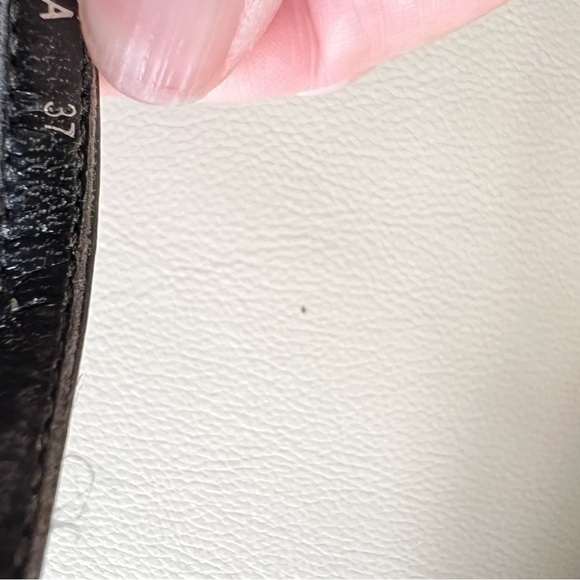 Aldo Black Wedge Thong Sandal size 37 - Picture 5 of 5